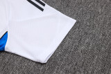 25-26 Man Utd White Training Short Suit #D25155