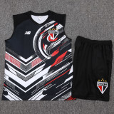25-26 Sao Paulo Black Tank top and shorts suit #D25159
