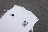 25-26 Germany White Tank top and shorts suit #D25163