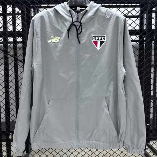 25-26 Sao Paulo Grey Windbreaker