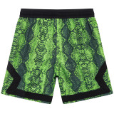 C2509 AJ Green Casual Short Pants #蛇纹绿