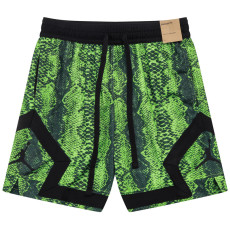 C2509 AJ Green Casual Short Pants #蛇纹绿