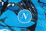 25-26 Napoli Blue Half Pull Tracksuit #B2588(半拉链)