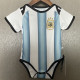 26-27 Argentina Blue White Baby Infant Crawl Suit