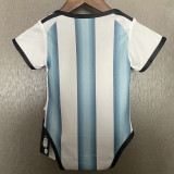 26-27 Argentina Blue White Baby Infant Crawl Suit