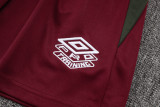 25-26 Fluminense Jujube red Training Short Suit #D25179