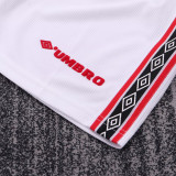 1998-1999 Man Utd White Kids Retro Soccer Jersey