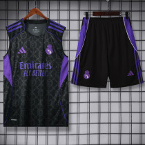 25-26 RMA Black Tank top and shorts suit