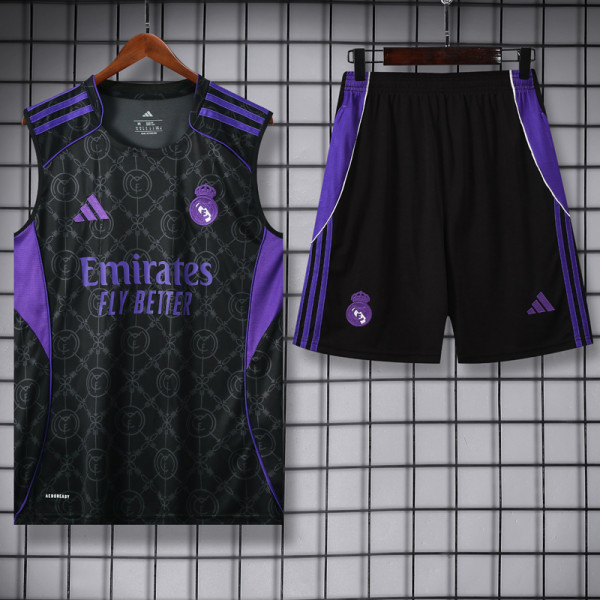 25-26 RMA Black Tank top and shorts suit