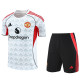 25-26 Man Utd White Training Short Suit