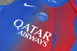 25-26 PSG Blue red Tank top and shorts suit
