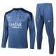 25-26 PSG Gray Half Pull Tracksuit #B25104(半拉链)