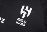 25-26 Al-Hilal Black Half Pull Tracksuit #B2598(半拉链)
