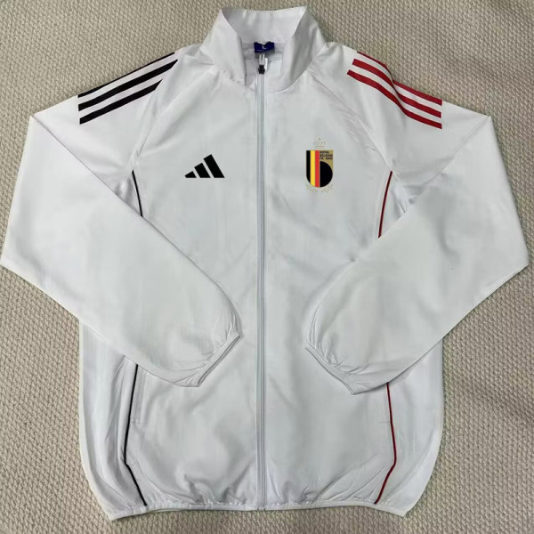 25-26 Belgium White Windbreaker