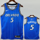 25-26 Magic BANCHERO #5 Blue Top Quality Hot Pressing NBA Jersey(条纹)