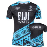 2025 FIJI Black Blue Rugby Jersey (圆领)