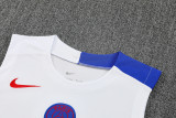 25-26 PSG White Tank top and shorts suit