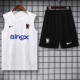 25-26 CHE White Tank top and shorts suit