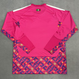 26-27 Mexico Pink Red Goalkeeper Long Sleeve Soccer Jersey (长袖)