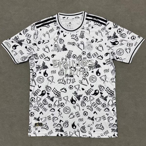 25-26 RMA White Special Edition Training Shirts (图标版)