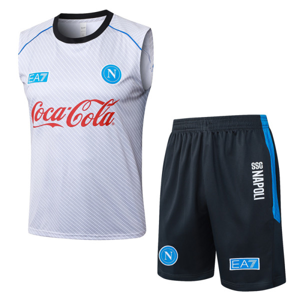 25-26 Napoli Light gray Tank top and shorts suit #D25193