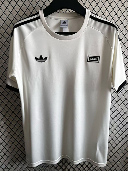 2025 Ad Oasis Joint Edition Milky White Casual T-Shirt