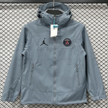 25-26 PSG Jordan Light blue Outdoor Jackets #L6607软料