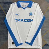 25-26 Marseille Home Long Sleeve Soccer Jersey (长袖)