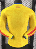 26-27 Colombia Home Long Sleeve Player Version Soccer Jersey (长袖球员)