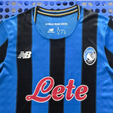 25-26 Atalanta Home Fans Soccer Jersey (带广告)