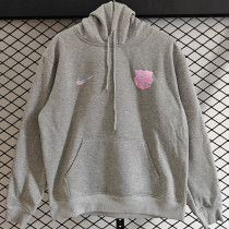 25-26 BAR Gray Hoody 灰色(加绒)粉标