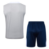 25-26 TOT Light gray Tank top and shorts suit #D25205