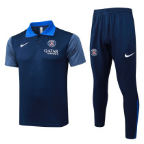 25-26 PSG Royal blue Short shirts and Long trousers Suit #C2569