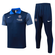 25-26 PSG Royal blue Short shirts and Long trousers Suit #C2569