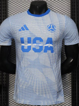 2026 USA World Cup Culture Promotion Blue Player Version Training shirts