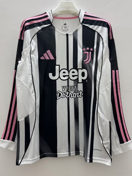 25-26 JUV Home Long Sleeve Soccer Jersey (长袖)