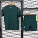 25-26 Man City Fourth Kids Soccer Jersey