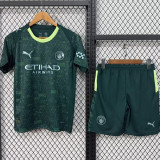 25-26 Man City Fourth Kids Soccer Jersey