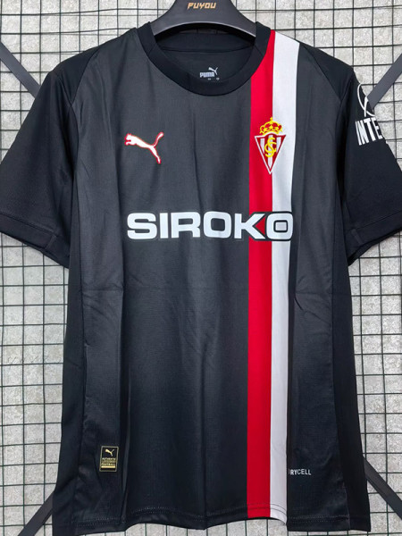 25-26 Gijon Away Fans Soccer Jersey