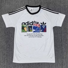 2025 AD White Casual T-Shirt (三叶AD)