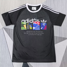 2025 AD Black Casual T-Shirt (三叶AD)