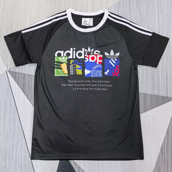 2025 AD Black Casual T-Shirt (三叶AD)