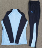 25-26 Rangers Blue Half Pull Tracksuit (Pants Have Pocket)(半拉链)