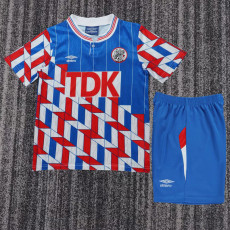 1988-1990 Ajax Away Kids Retro Soccer Jersey