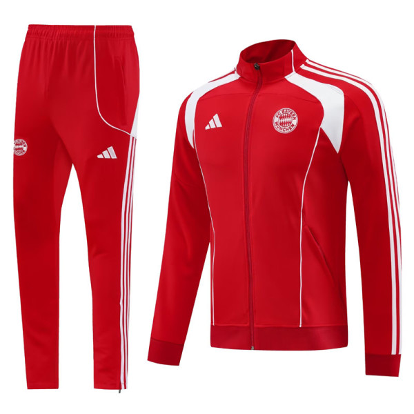 25-26 Bayern Jujube red Jacket Tracksuit #07