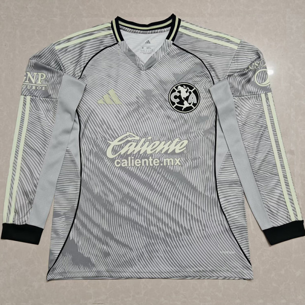 25-26 Club America Third Long Sleeve Soccer Jersey (长袖)
