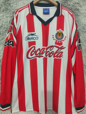 1998-1999 Chivas Guadalajara Home Long Sleeve Retro Soccer Jersey (长袖)