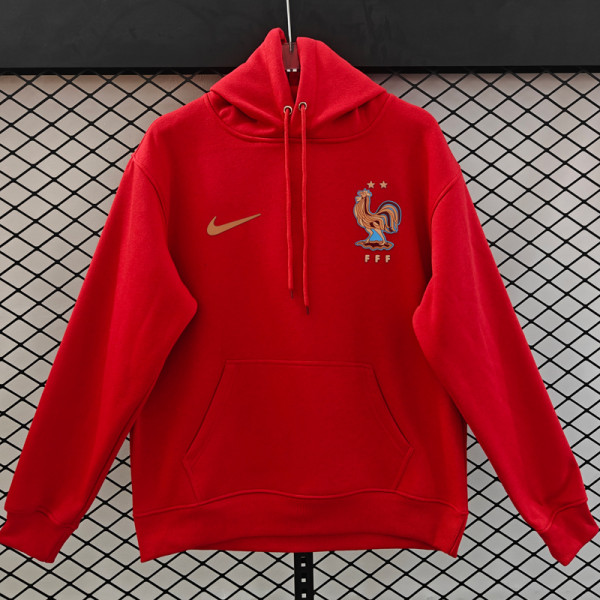 25-26 France Red Hoody 红色(加绒)