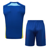 25-26 ARS Fancy blue Tank top and shorts suit #D25218