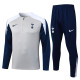 25-26 TOT Light gray Half Pull Tracksuit #B25117(半拉链)